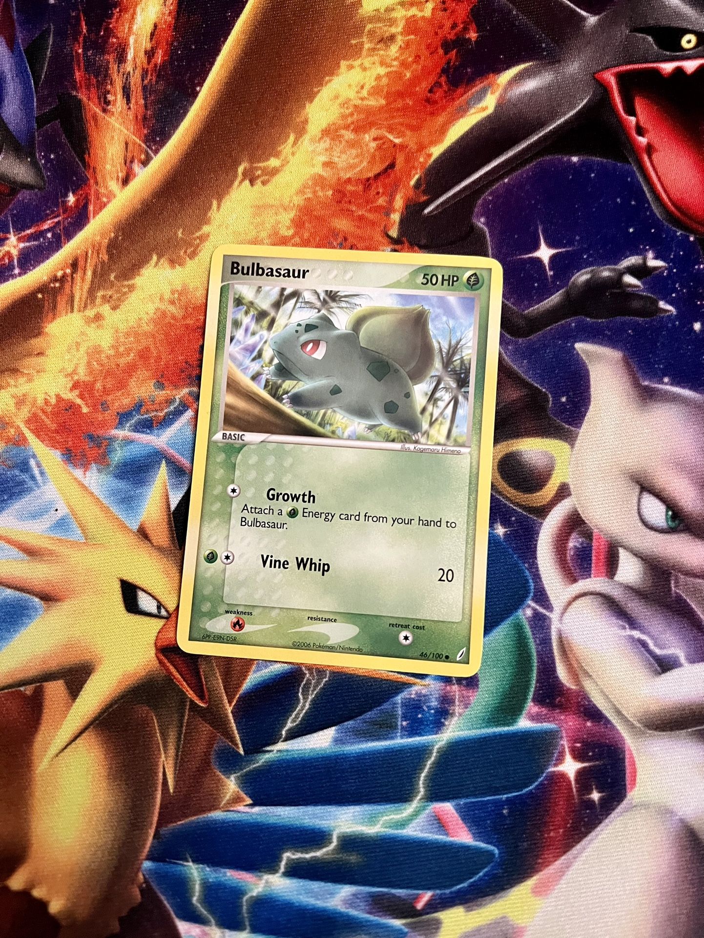 Pokémon Bulbasaur ex crystal guardians card 2006