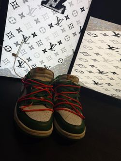 Green off white dunks