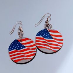 4th Of July Earrings. 