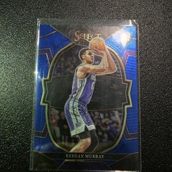 KEEGAN MURRAY SACRAMENTO KINGS SELECT BLUE PANINI NVA SPORTS CARD!