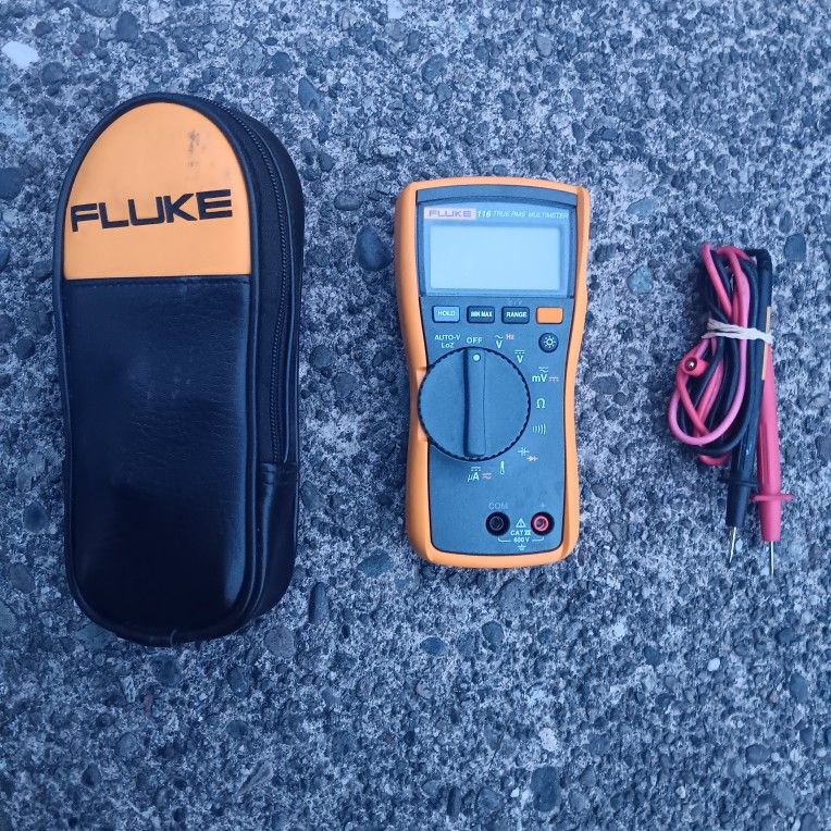 Fluke HVAC Multimeter - Leads Case Good Condition. Many Other Tools. For Pick Up Fremont Seattle. No Low Ball Offers Please. No Trades. Yes I Have It 