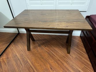 Solid Wood Fold Out Table. 