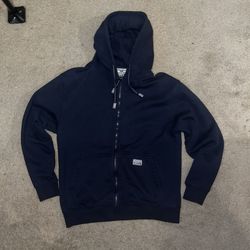 navy blue pro club hoodie