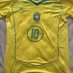 Nike Brazil Ronaldinho #10 Soccer Jersey