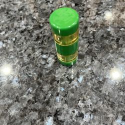 Vintage Cylindrical Green Screw Together 1950s Picnic Salt and Pepper Shakers.  Size appropriately 2 1/4 inches tall.  The bottom Says” L.C.B.  Preown