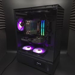 Custom Gaming PC with LCD Performance Display | RTX 5060 | Ryzen 7 8700F | 32GB DDR5