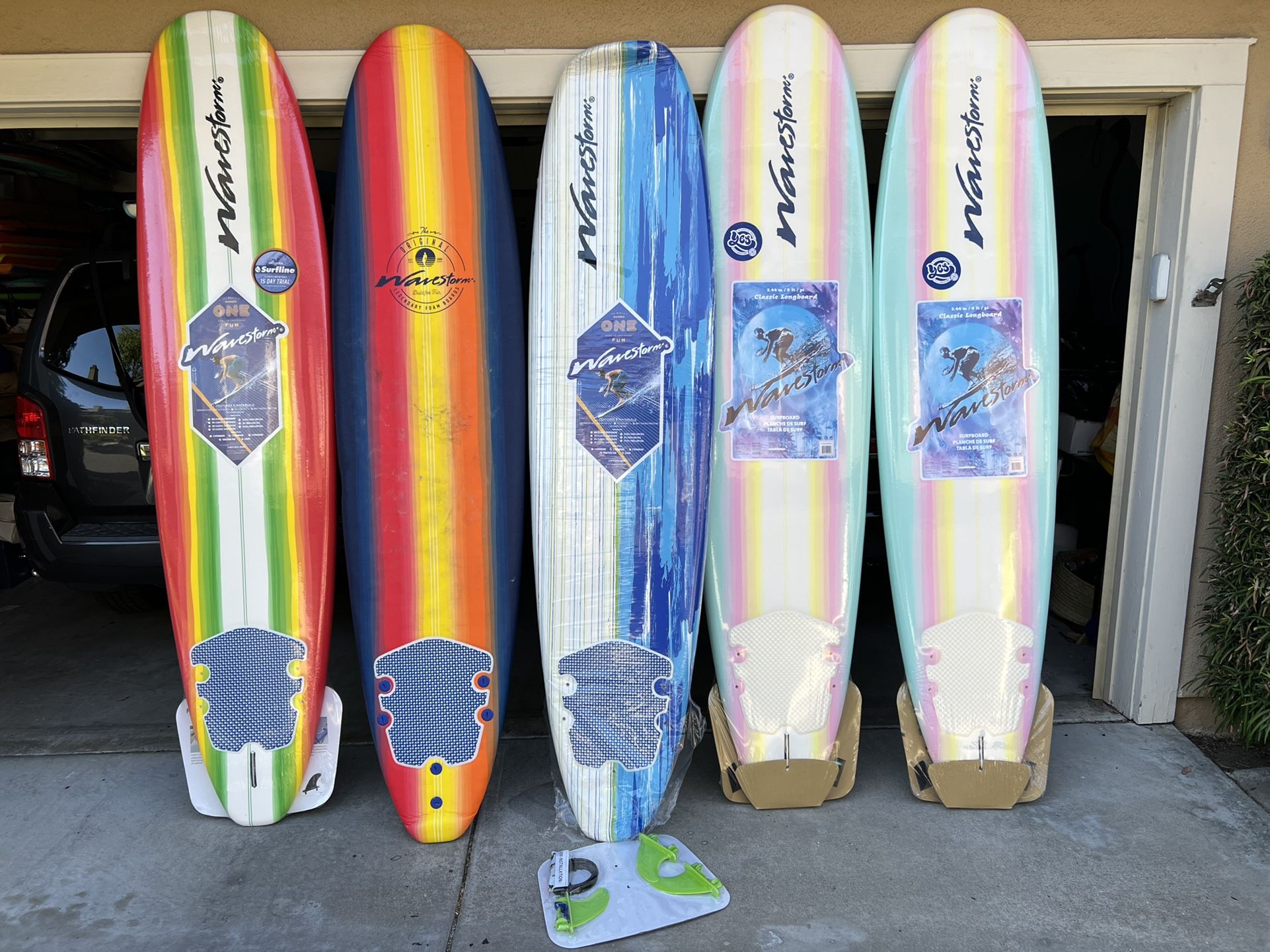Wavestorm Surfboards 8’ Pink $180 Others $99- $125
