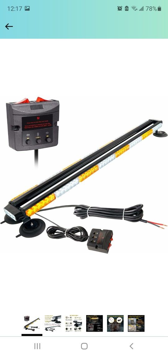 New LED Light Bar For Tow Truck Emergency Lights Strobe