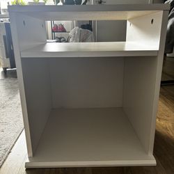 White Nightstand/side Table 