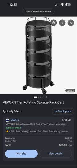 Fruit wheel stand