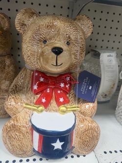 New teddy bear cookie jar