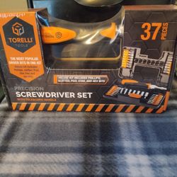 New Torelli 37 Piece Screwdriver Set 