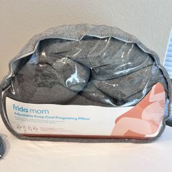 Frida Mom Adjustable Keep-Cool Pregnancy Pillow