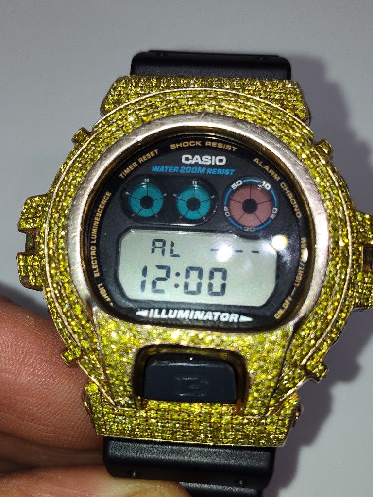 7 Carat Natural Canary Yellow Diamonds Custom G Shoc