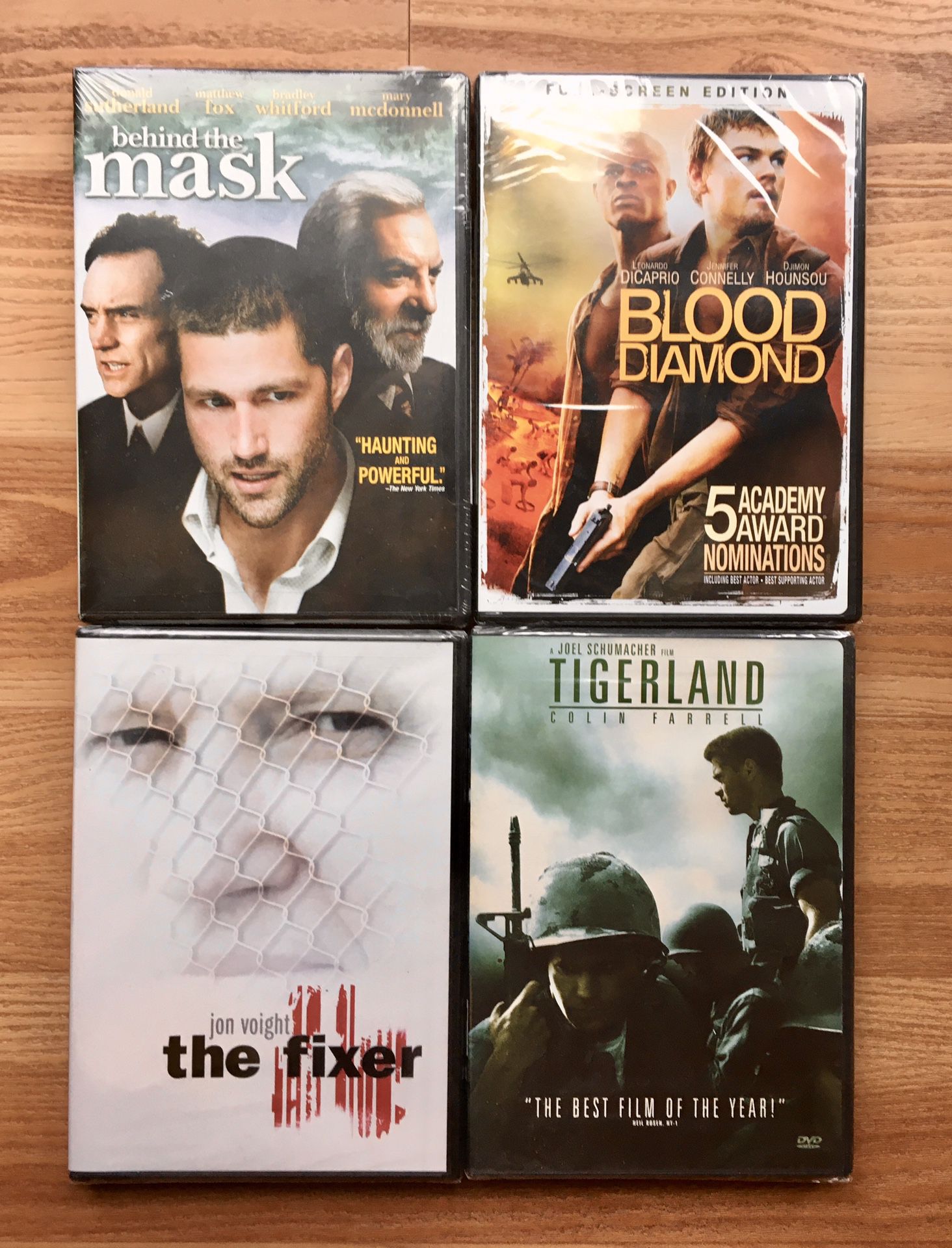 New Unsealed Action Movie DVDs 