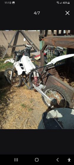 Roll away dirtbike frame. For 125 + 250