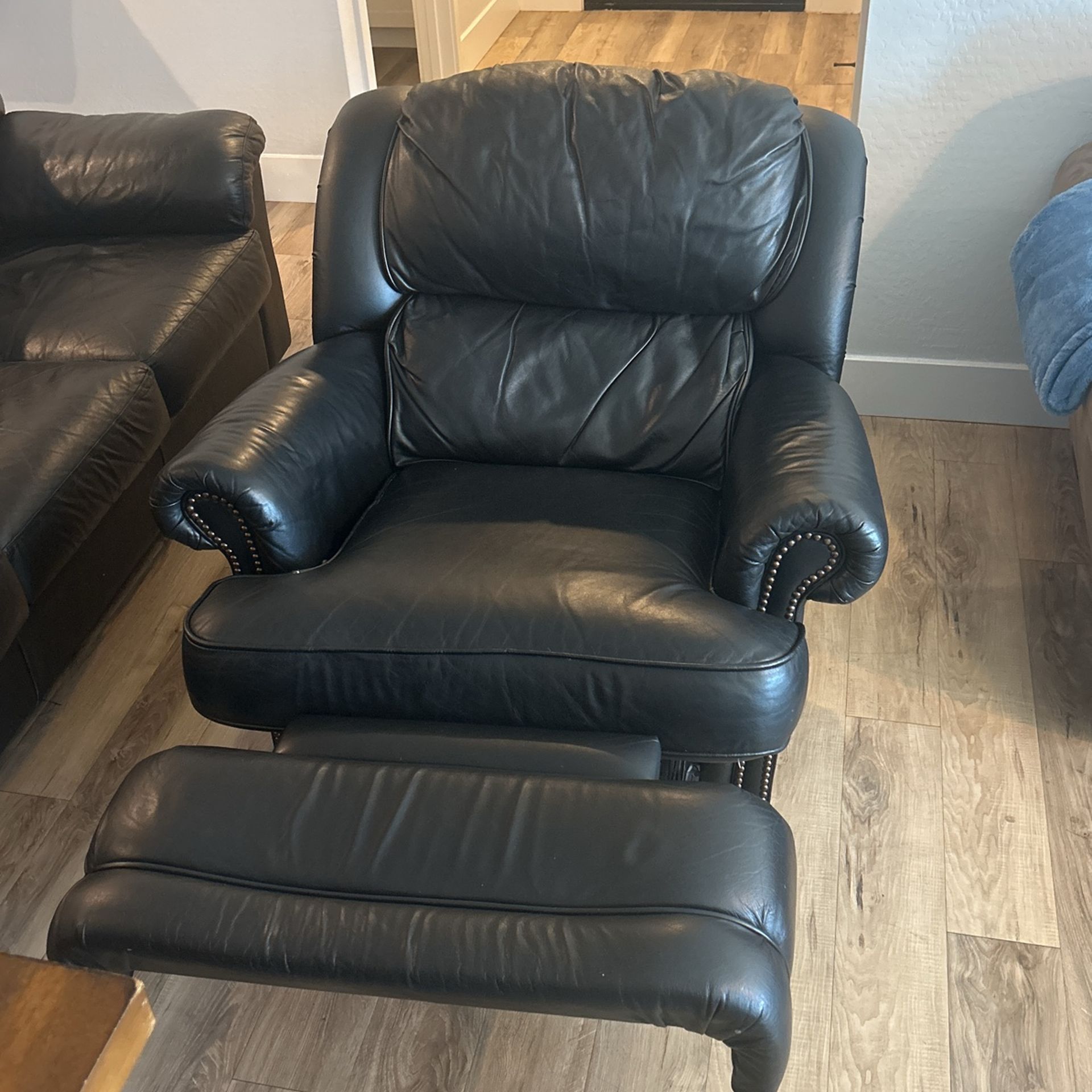 Black Leather Recliner