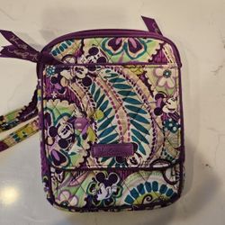 Vera Bradley Disney Parks Crossbody Bag – Minnie/Mickey Mouse Print – Rare!