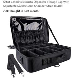 gzcz Large Capacity Travel Makeup Train Case 16.5 Inches Professional Makeup Cosmetic Holder Portable