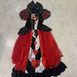 Youth Queen of Hearts Halloween Costume