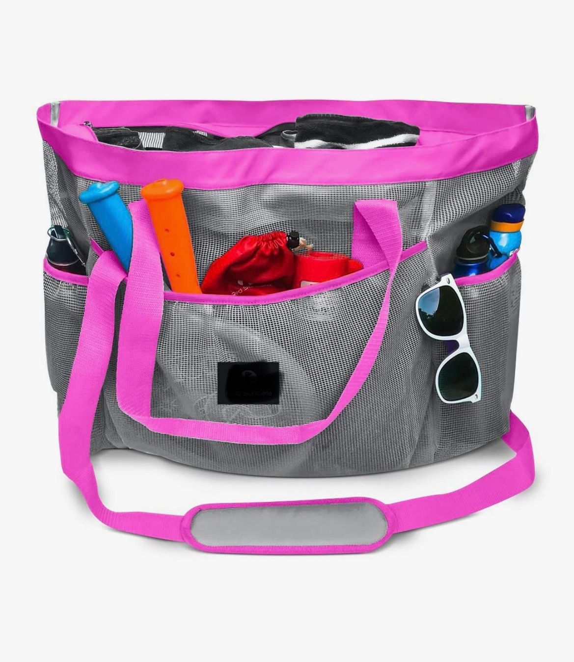 Mesh Beach Bag with Zipper - Extra Large Beach Tote Bag – Pool Bag¥ 🆕👍BRAND NEW