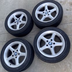 4 —- 225/45zr16 5x120 5x4.72 BMW Stock Wheels Rims With Tires !