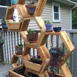 Custom Size Planter Box With Wheel Restaurant Home Decor Outdoor Raised Bed Vegetables Herb AC pool equipment heater cover