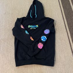 Overtime Black Hoodie Sz L