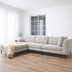 West Elm Andes 3PC Sectional w/ Ottoman Chaise ($4000 New!) - Free Delivery!