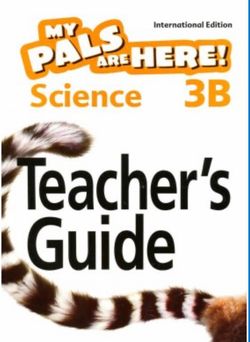 My Pals are Here! Science 3B Teacher’s Guide Int’l Ed, science Elementary