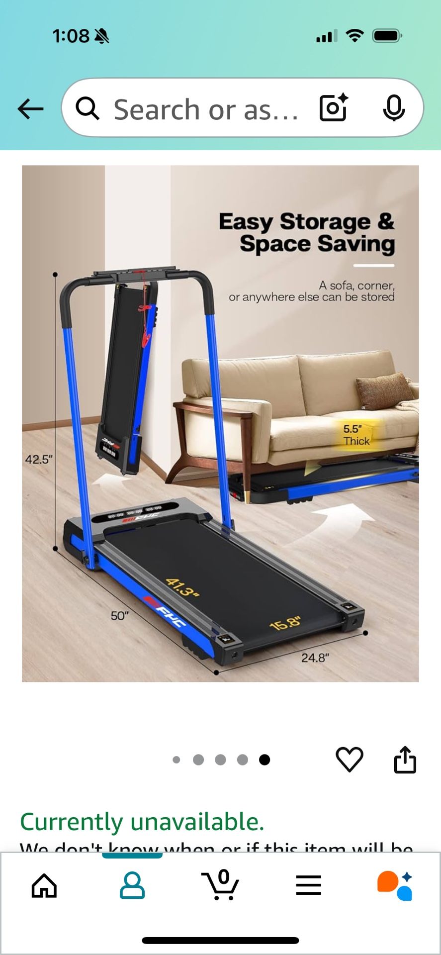 Walking treadmill