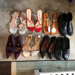 9 Pairs Ladies Shoes Size 12  One Price -negotiable 