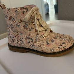Cat & Jack Shoes Cat & Jack Pink Floral Kids Boots