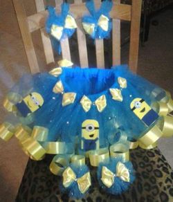 Minion ribbon trim