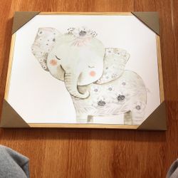 Baby Elephant Canvas