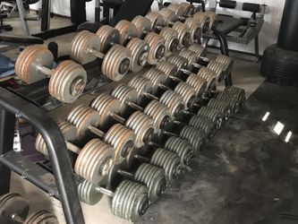 Olympic dumbbells