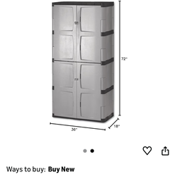 Rubbermaid Outdoor Cabinet