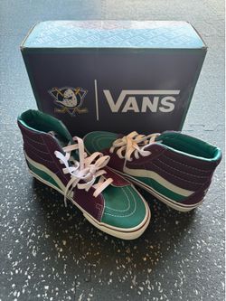 Anaheim Ducks vans Collab collaboration, 30th anniversary shoes