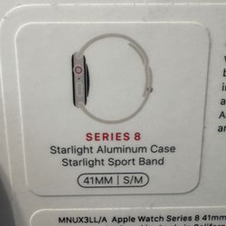Series 8 Starlignt Band 41MM APPLE WATCH AND WATCH BANDS