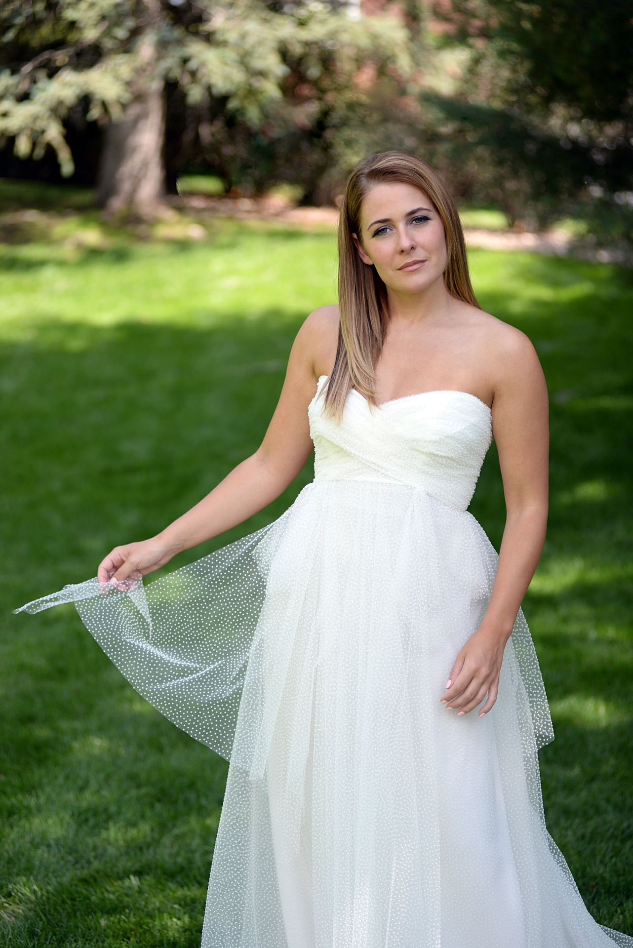 🌟 Never Worn Boho Chic Designer Wedding Dress – YolanCris Vallespir – Size 10 🌟