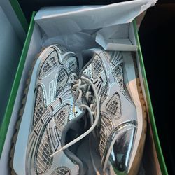 Bottega Veneta Silver/White/Optic White Rubber Shoes Men (EU46)