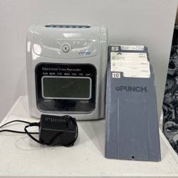 Time puncher clock in machine for work