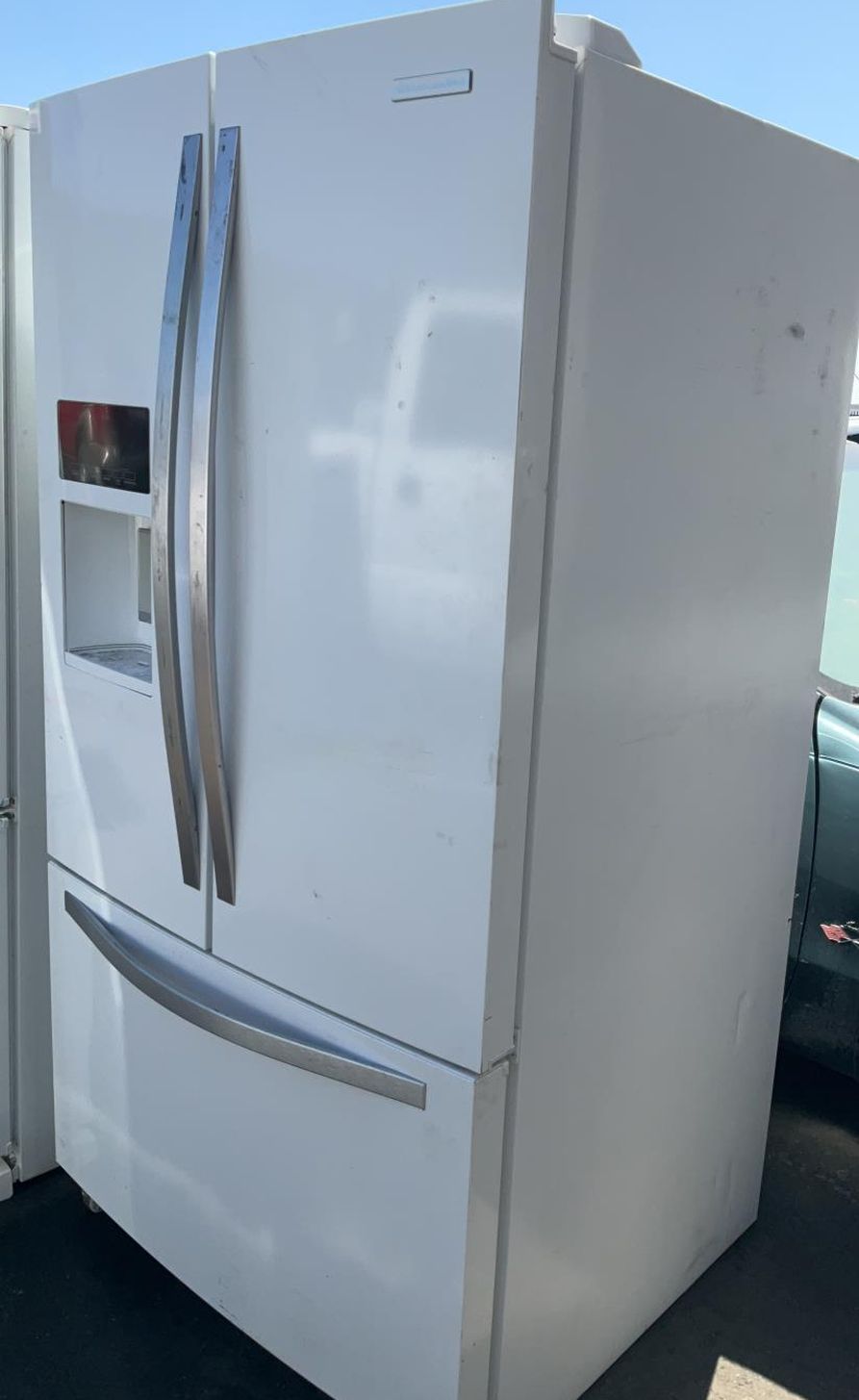 Kitchen Aid 3-Door  White Refrigerator Fridge
