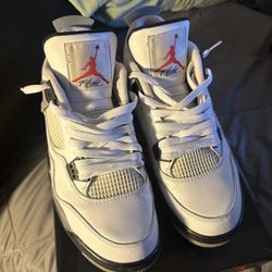 Jordan Retro 4 White Cements 