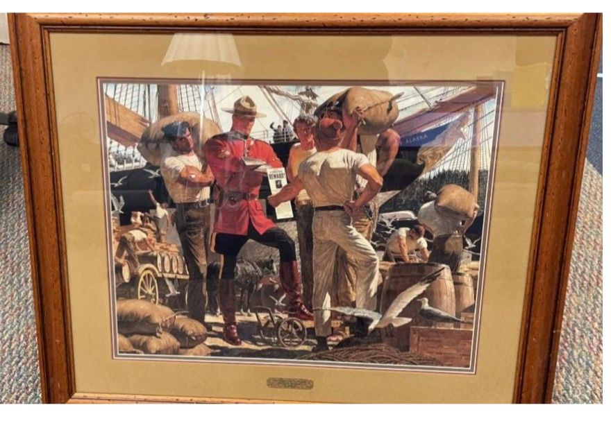 Ltd Ed Print Arnold Friberg THE TRAIL ENDS AT THE