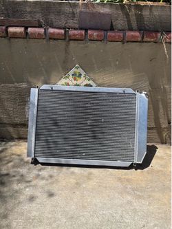 Mustang Aluminum Radiator DUAL FANS '79-'93
