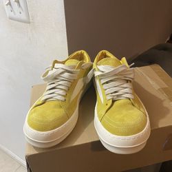Yellow Suede Rick Owen Vans Eu 40