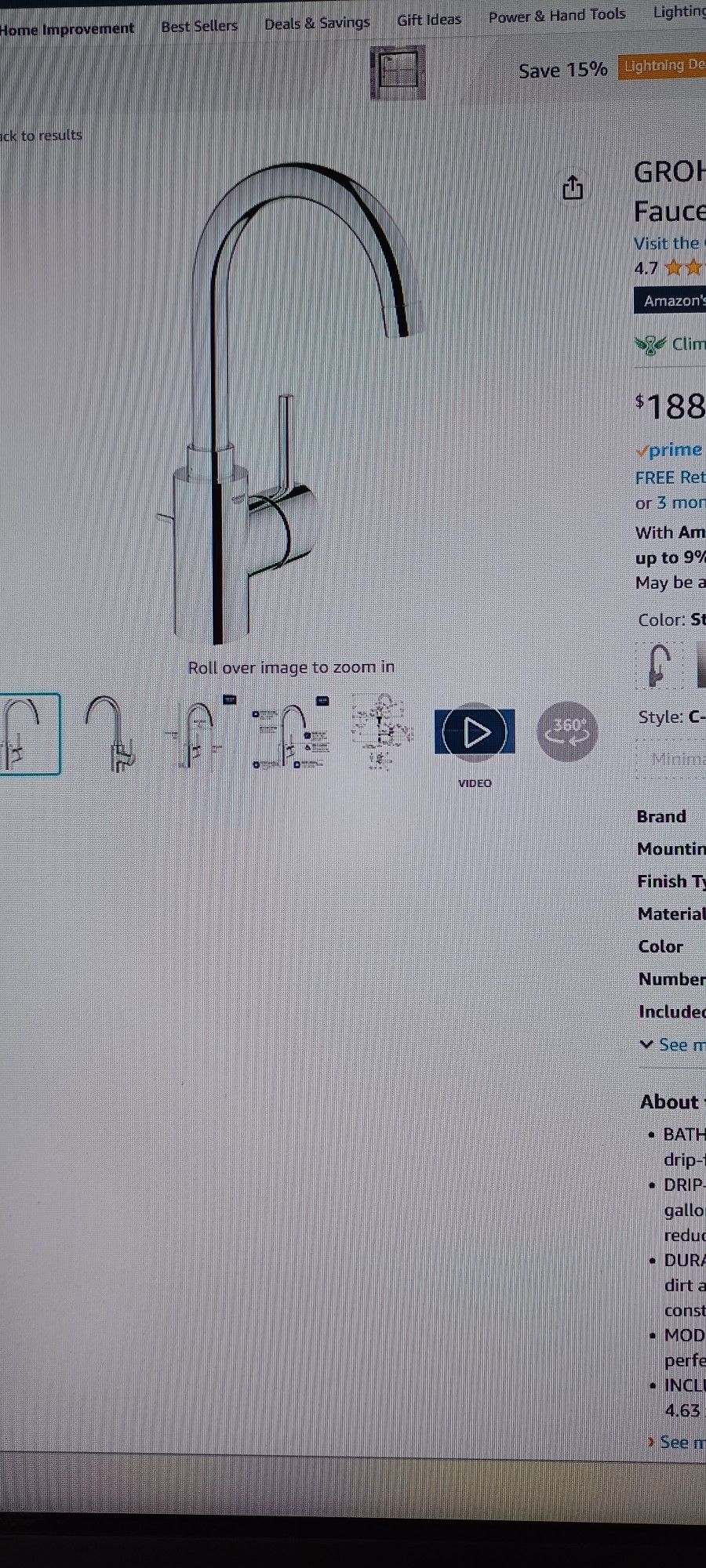 Grohe Concetto Bathroom Sink Faucet Starlight Chrome 