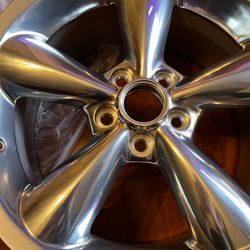 Ford Mustang Polished Aluminum Wheels Rims 