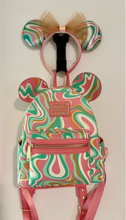 Mickey Mouse Swirl 60’s inspired Loungefly Backpack & Ears